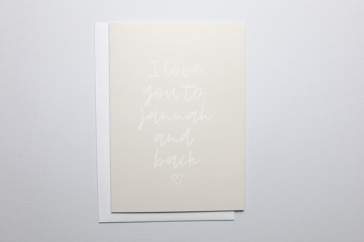 I Love You to Jannah and Back