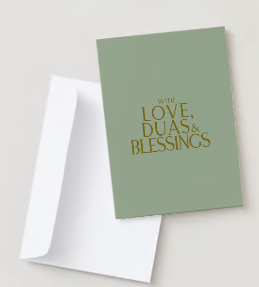 With Love, Dua's & Blessings