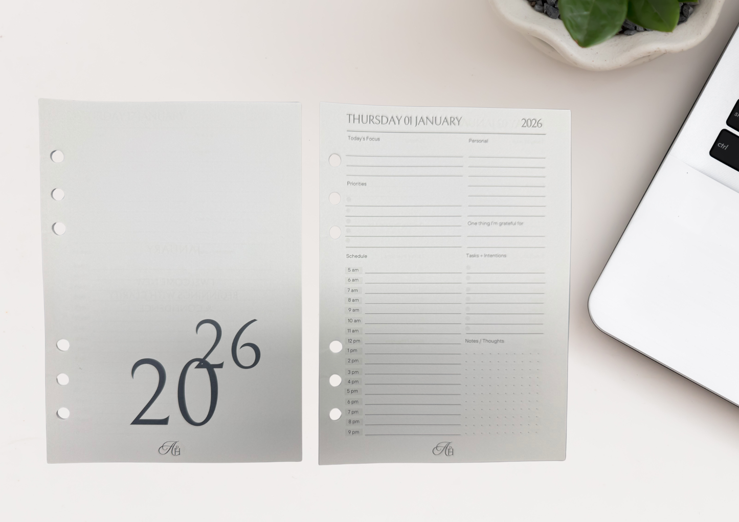 2026 Daily Planner Inserts