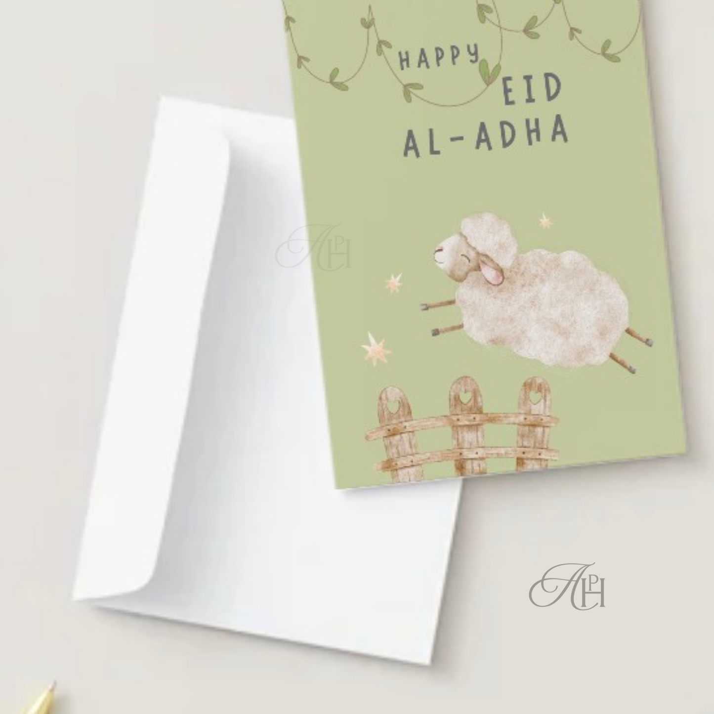 Happy Eid Al-Adha Sheep card